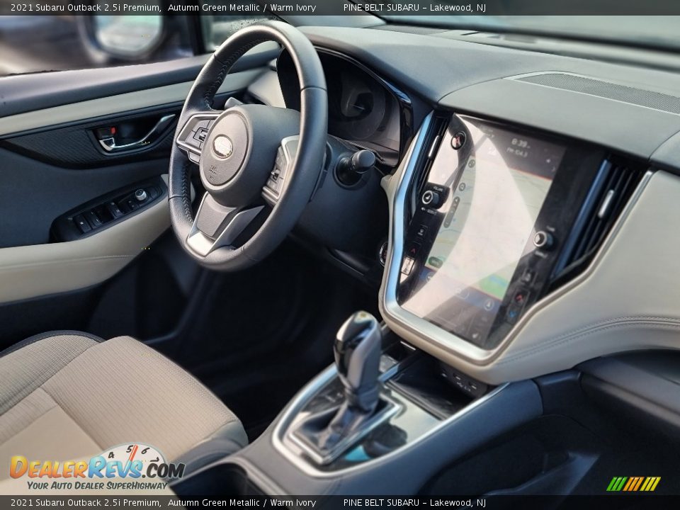 2021 Subaru Outback 2.5i Premium Autumn Green Metallic / Warm Ivory Photo #3