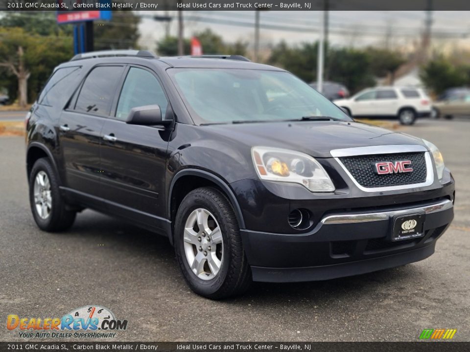 2011 GMC Acadia SL Carbon Black Metallic / Ebony Photo #7