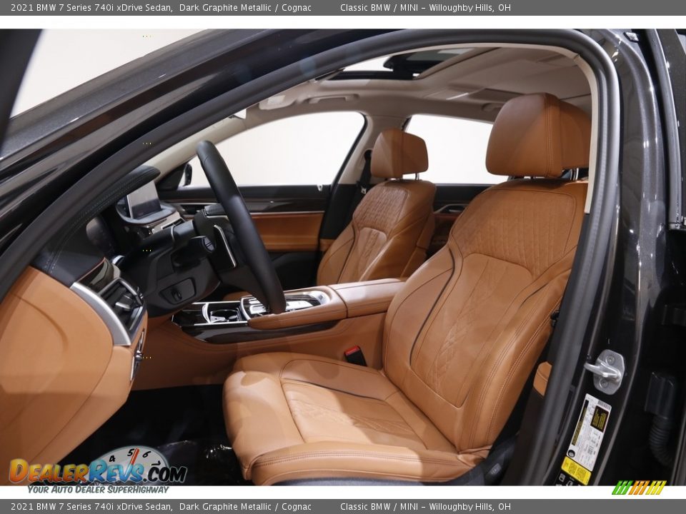 Cognac Interior - 2021 BMW 7 Series 740i xDrive Sedan Photo #5