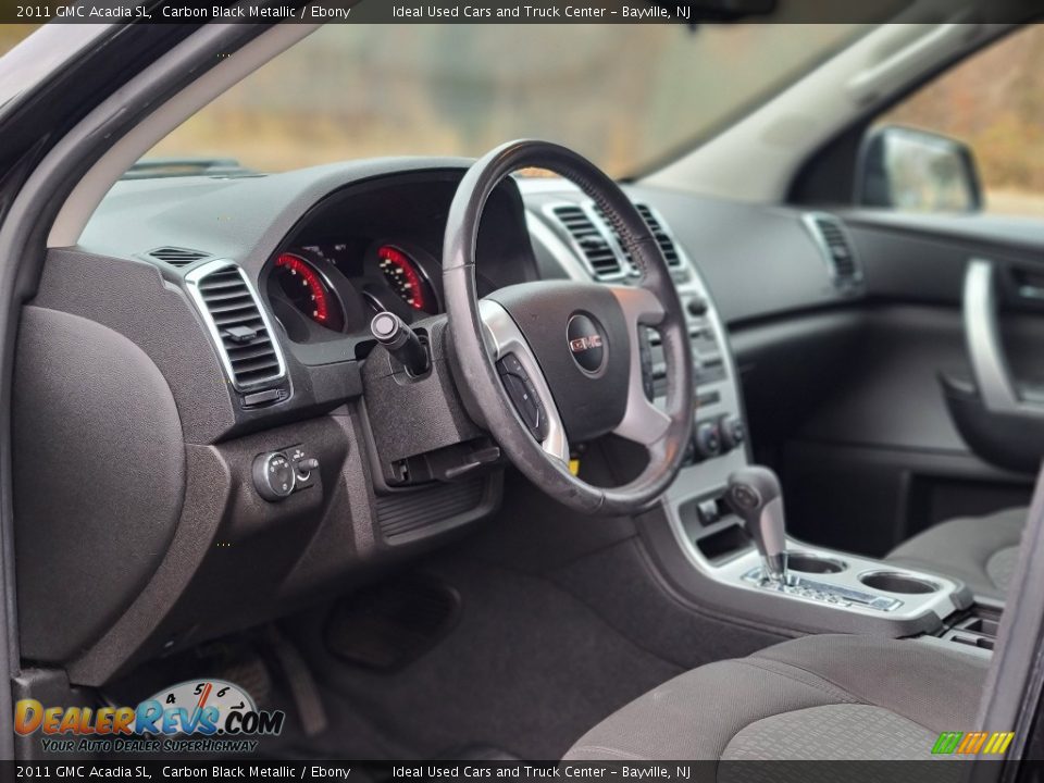 2011 GMC Acadia SL Carbon Black Metallic / Ebony Photo #15