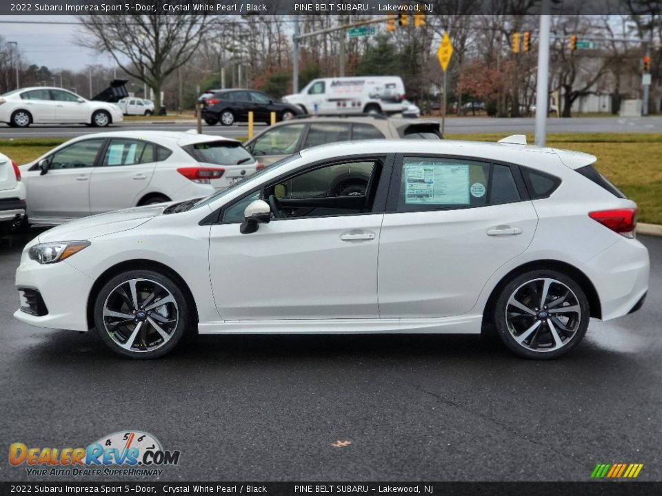 2022 Subaru Impreza Sport 5-Door Crystal White Pearl / Black Photo #4