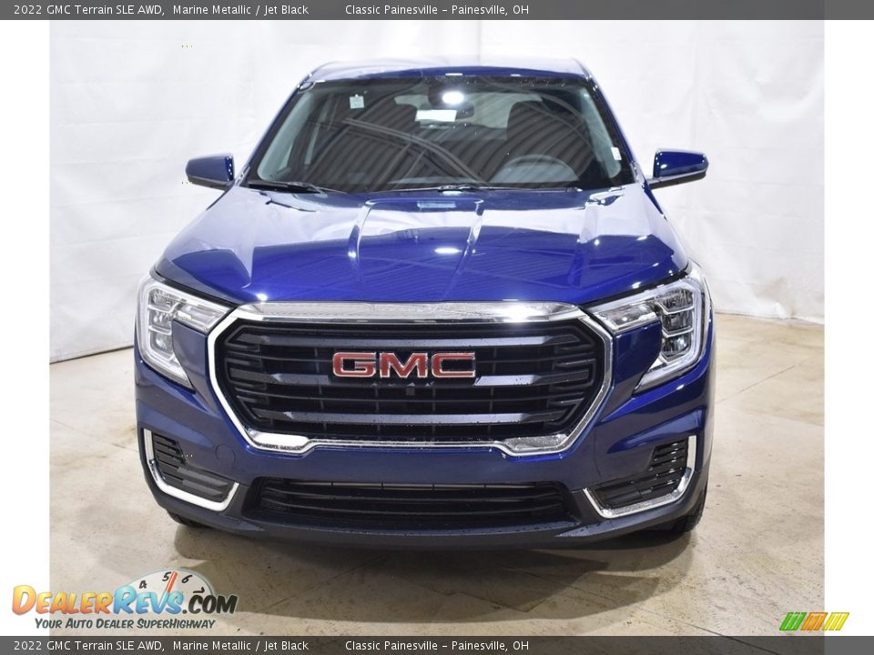 2022 GMC Terrain SLE AWD Marine Metallic / Jet Black Photo #4