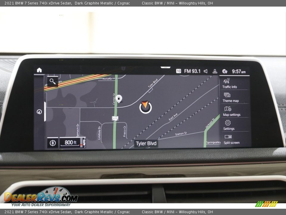 Navigation of 2021 BMW 7 Series 740i xDrive Sedan Photo #10