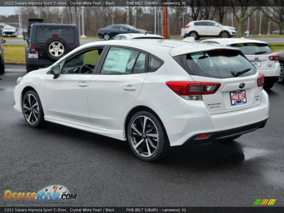 2022 Subaru Impreza Sport 5-Door Crystal White Pearl / Black Photo #6