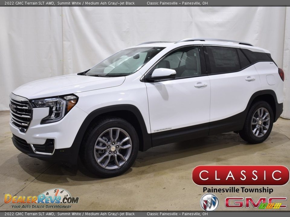 2022 GMC Terrain SLT AWD Summit White / Medium Ash Gray/­Jet Black Photo #1