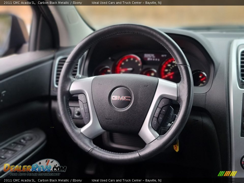 2011 GMC Acadia SL Carbon Black Metallic / Ebony Photo #22