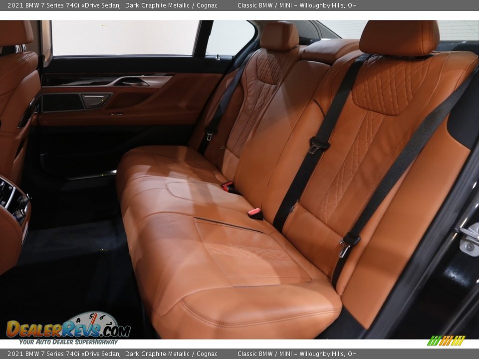 2021 BMW 7 Series 740i xDrive Sedan Dark Graphite Metallic / Cognac Photo #20
