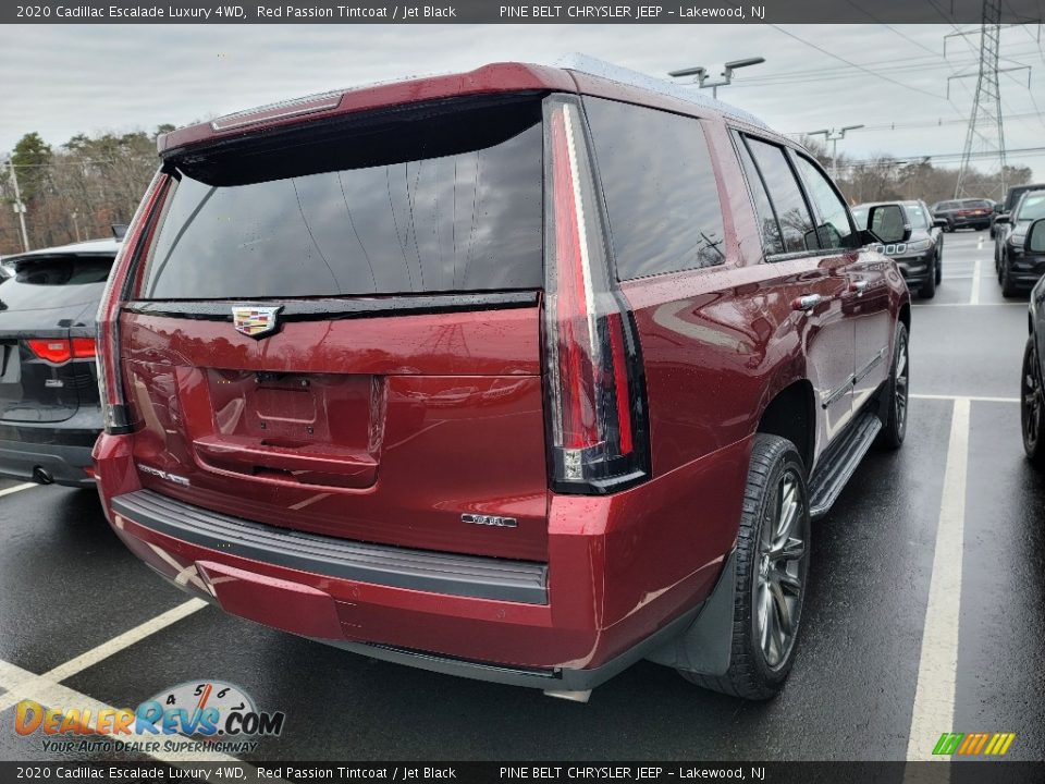 2020 Cadillac Escalade Luxury 4WD Red Passion Tintcoat / Jet Black Photo #4