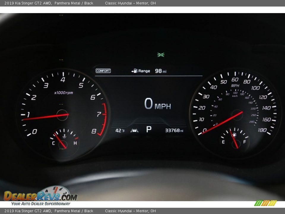 2019 Kia Stinger GT2 AWD Panthera Metal / Black Photo #8