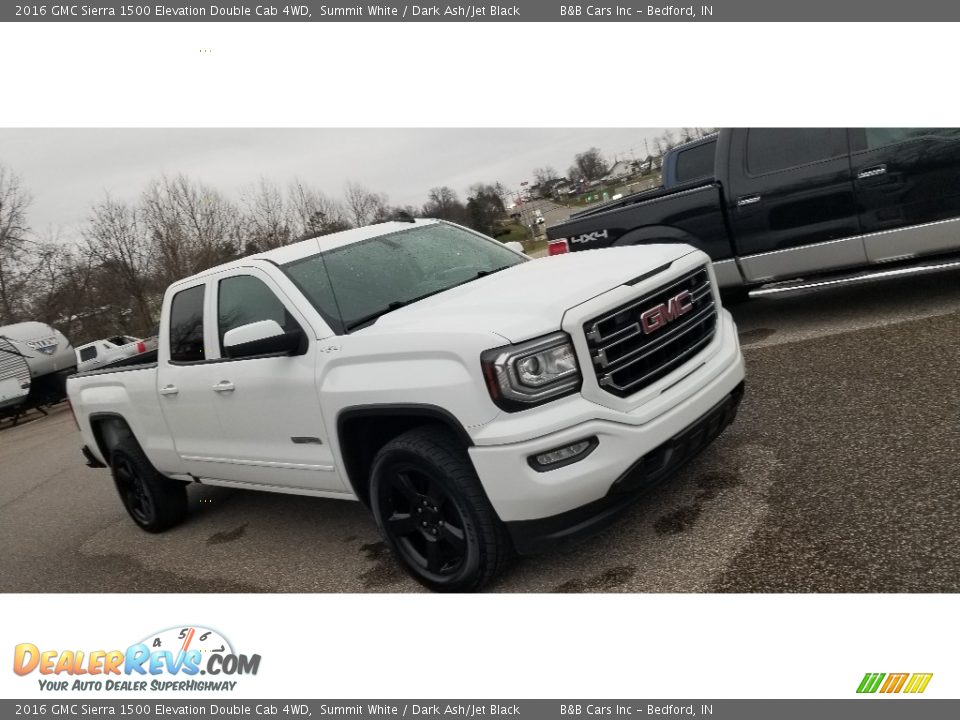 2016 GMC Sierra 1500 Elevation Double Cab 4WD Summit White / Dark Ash/Jet Black Photo #2