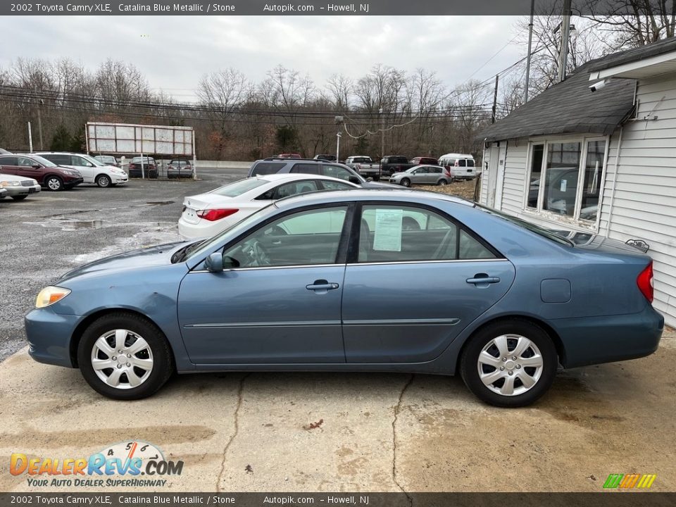 2002 Toyota Camry XLE Catalina Blue Metallic / Stone Photo #4