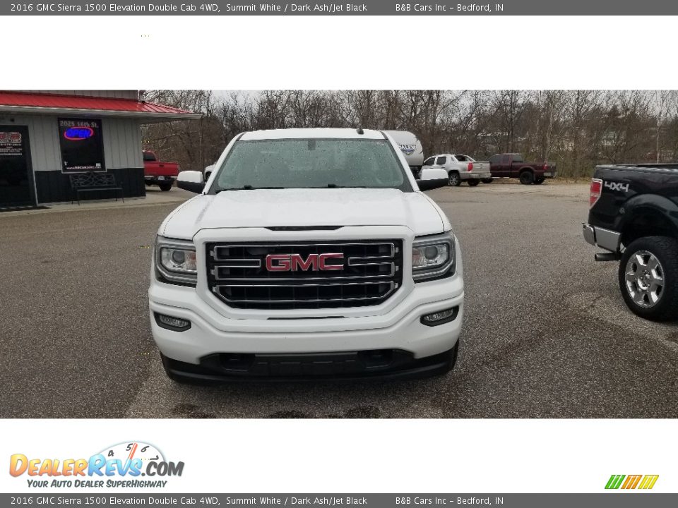 2016 GMC Sierra 1500 Elevation Double Cab 4WD Summit White / Dark Ash/Jet Black Photo #3