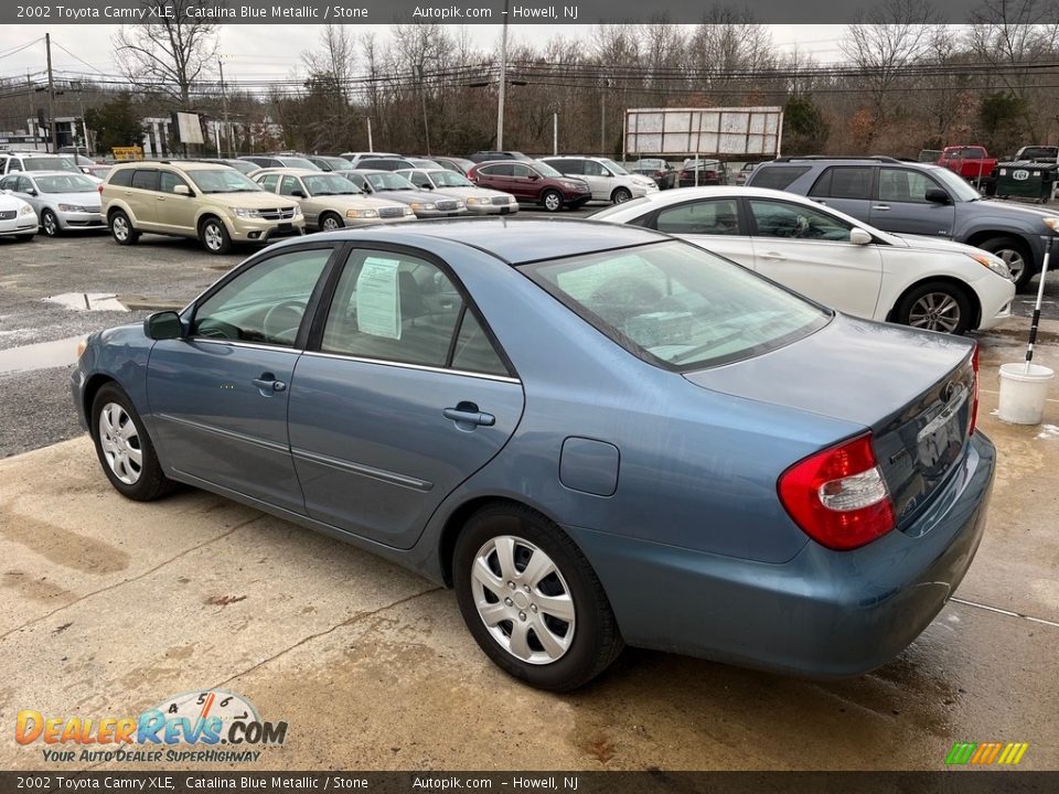 2002 Toyota Camry XLE Catalina Blue Metallic / Stone Photo #5