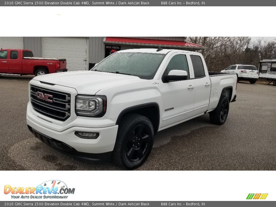 2016 GMC Sierra 1500 Elevation Double Cab 4WD Summit White / Dark Ash/Jet Black Photo #4