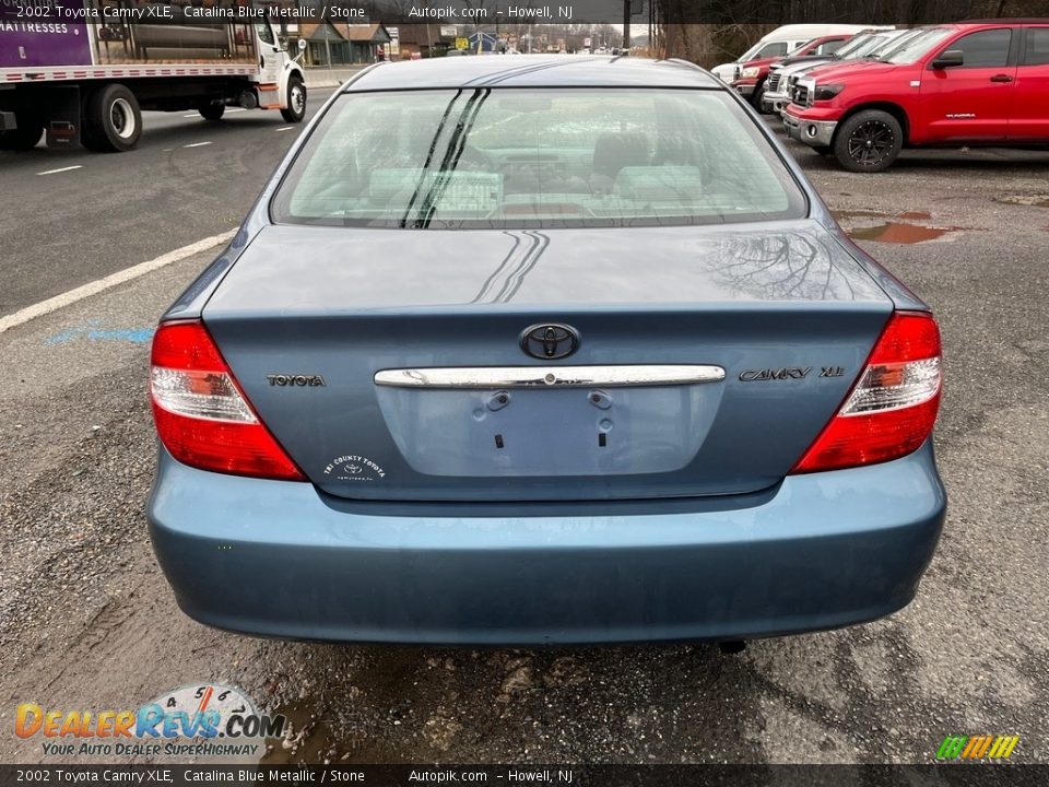 2002 Toyota Camry XLE Catalina Blue Metallic / Stone Photo #6