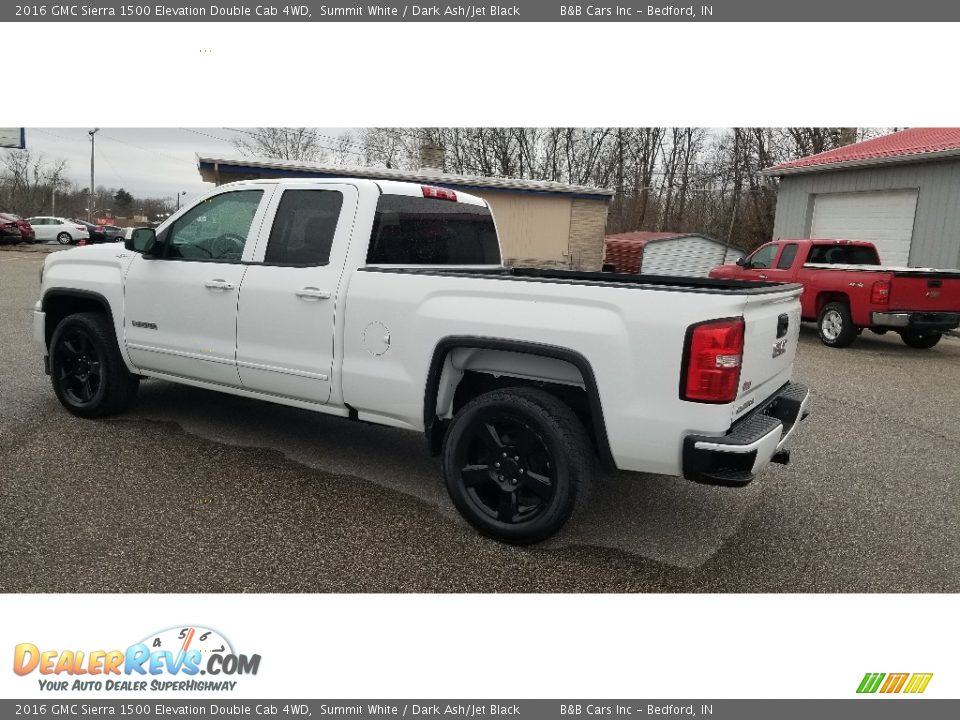 2016 GMC Sierra 1500 Elevation Double Cab 4WD Summit White / Dark Ash/Jet Black Photo #5