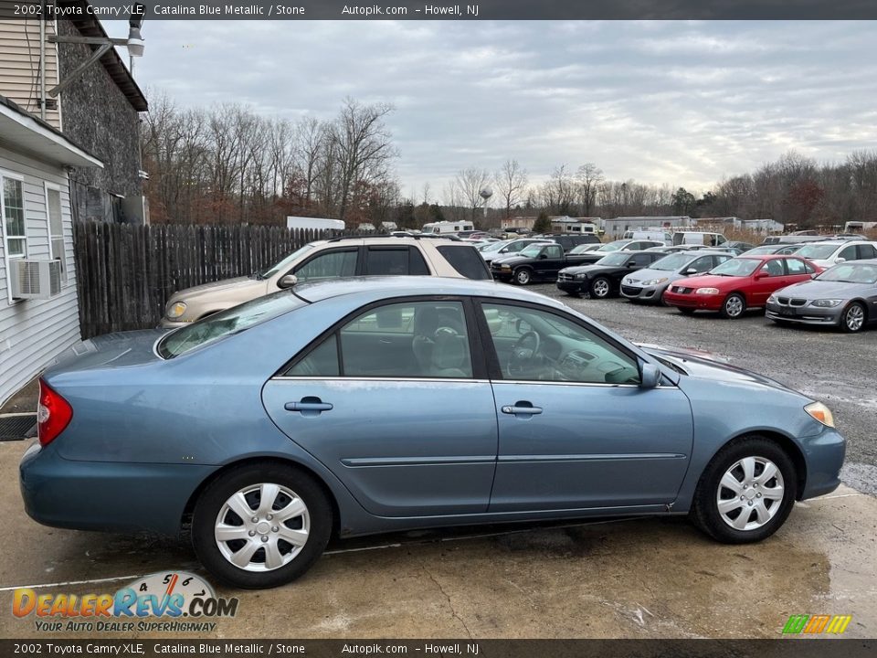 2002 Toyota Camry XLE Catalina Blue Metallic / Stone Photo #8