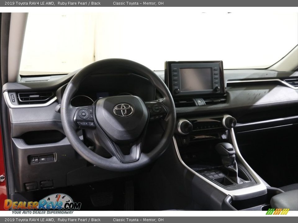 2019 Toyota RAV4 LE AWD Ruby Flare Pearl / Black Photo #6