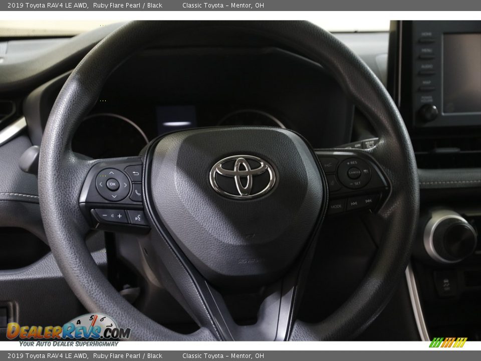 2019 Toyota RAV4 LE AWD Ruby Flare Pearl / Black Photo #7