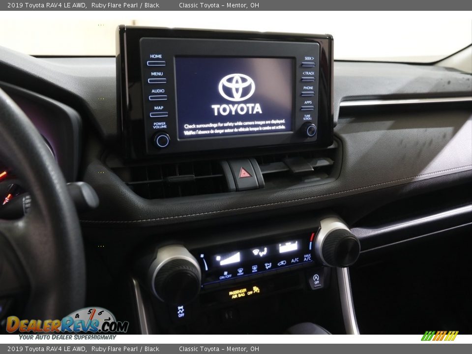 2019 Toyota RAV4 LE AWD Ruby Flare Pearl / Black Photo #9