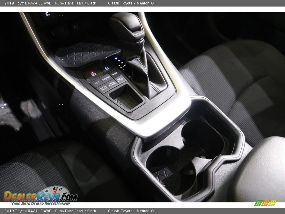 2019 Toyota RAV4 LE AWD Ruby Flare Pearl / Black Photo #12