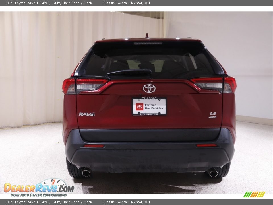 2019 Toyota RAV4 LE AWD Ruby Flare Pearl / Black Photo #17