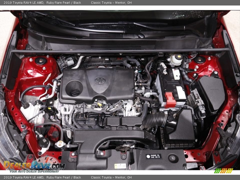 2019 Toyota RAV4 LE AWD Ruby Flare Pearl / Black Photo #18