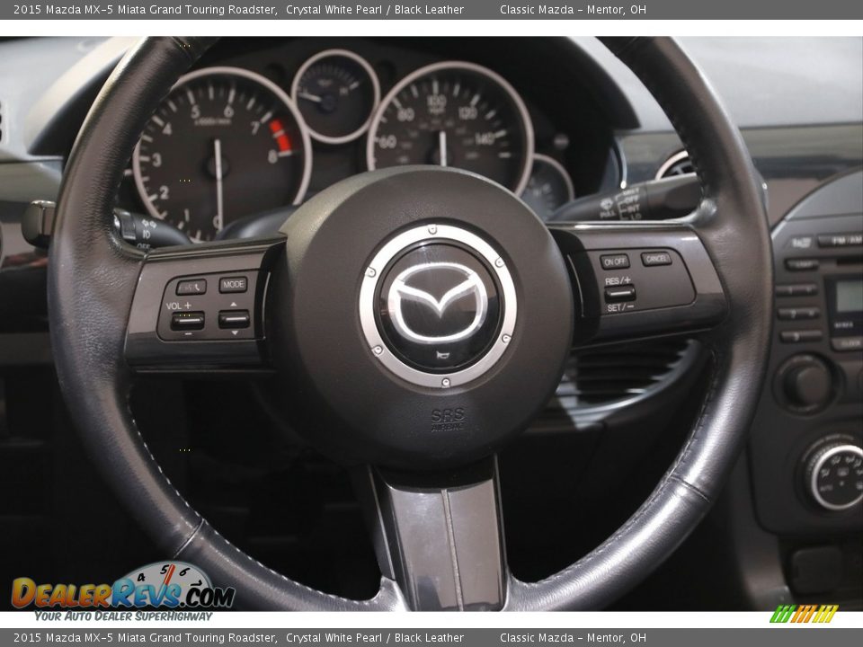2015 Mazda MX-5 Miata Grand Touring Roadster Steering Wheel Photo #8