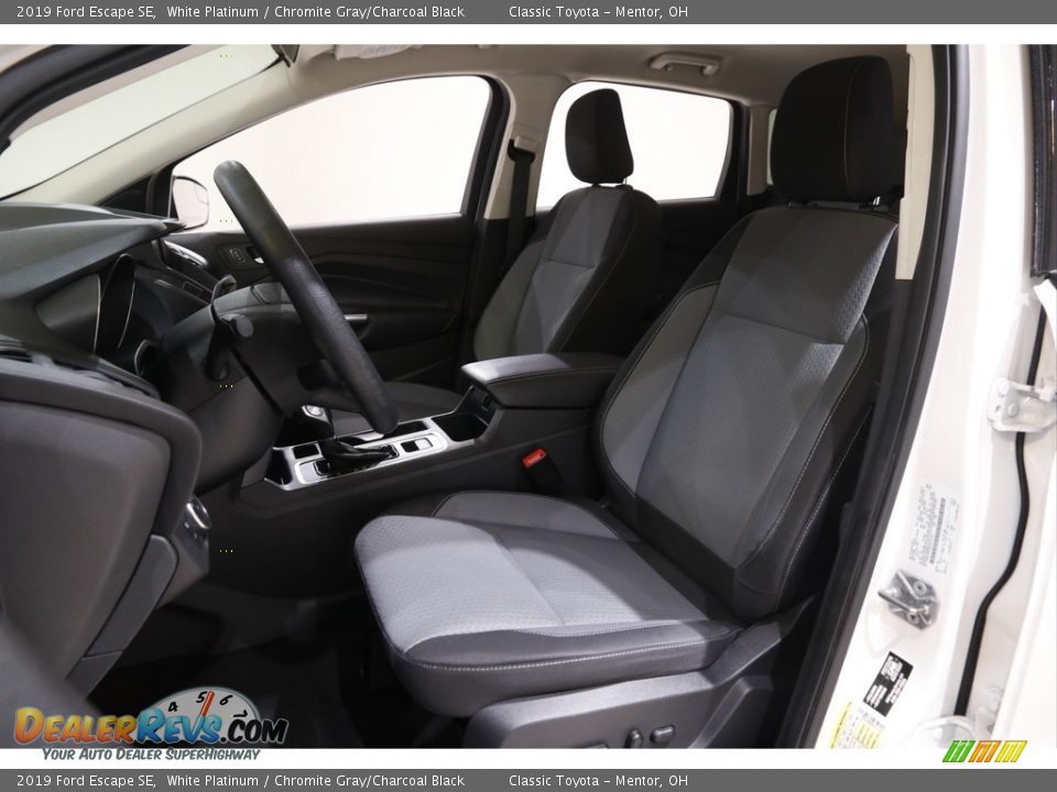 2019 Ford Escape SE White Platinum / Chromite Gray/Charcoal Black Photo #5