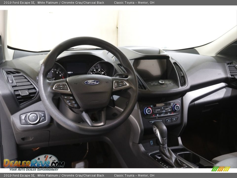 2019 Ford Escape SE White Platinum / Chromite Gray/Charcoal Black Photo #6