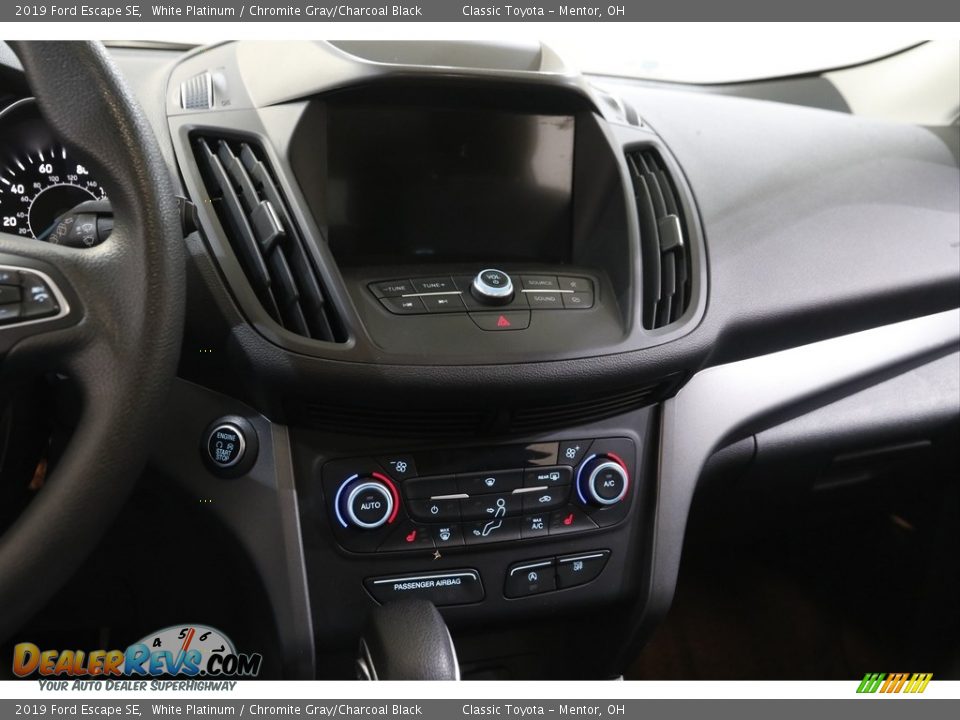 2019 Ford Escape SE White Platinum / Chromite Gray/Charcoal Black Photo #9