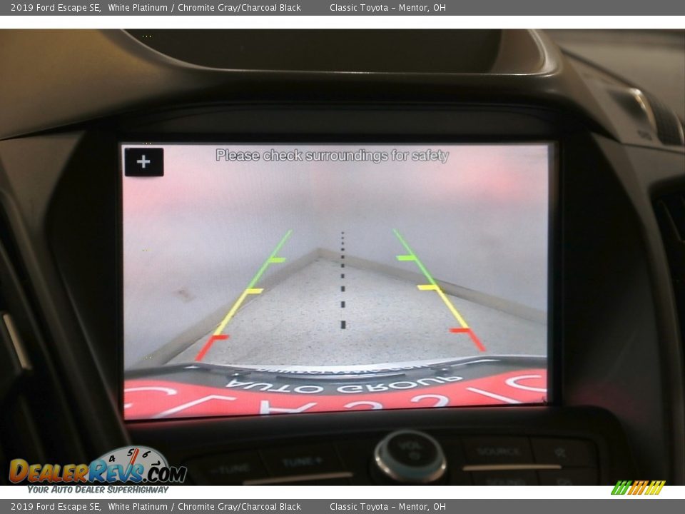 2019 Ford Escape SE White Platinum / Chromite Gray/Charcoal Black Photo #11