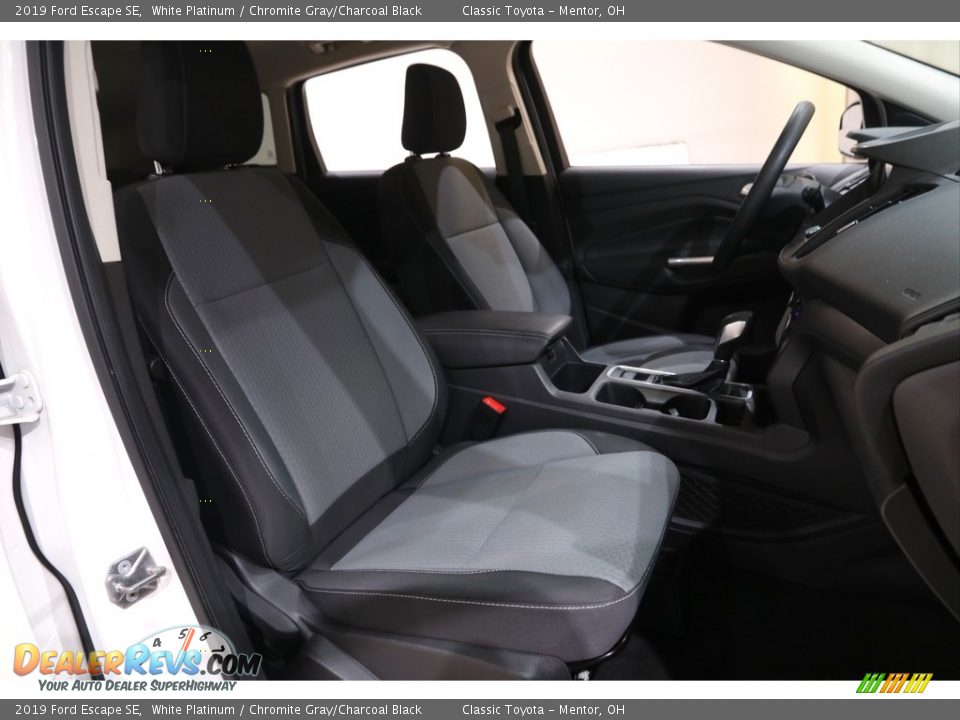 2019 Ford Escape SE White Platinum / Chromite Gray/Charcoal Black Photo #14