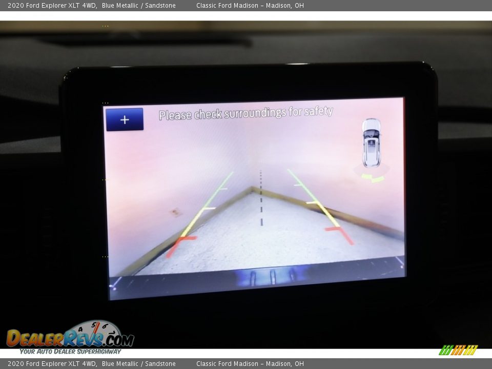 2020 Ford Explorer XLT 4WD Blue Metallic / Sandstone Photo #11