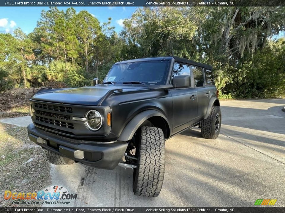 2021 Ford Bronco Black Diamond 4x4 4-Door Shadow Black / Black Onyx Photo #2