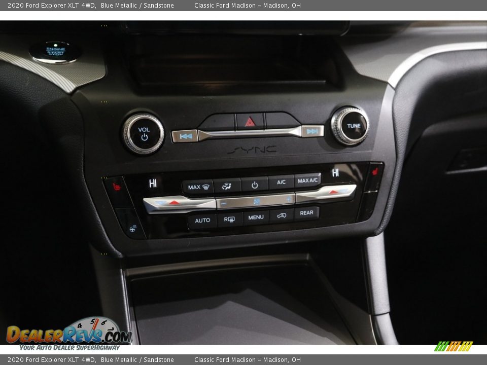 2020 Ford Explorer XLT 4WD Blue Metallic / Sandstone Photo #12
