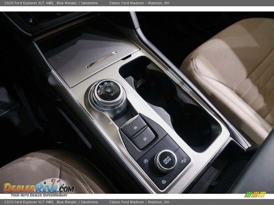 2020 Ford Explorer XLT 4WD Blue Metallic / Sandstone Photo #13