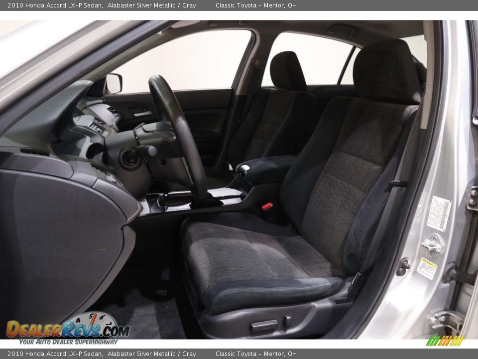 2010 Honda Accord LX-P Sedan Alabaster Silver Metallic / Gray Photo #5