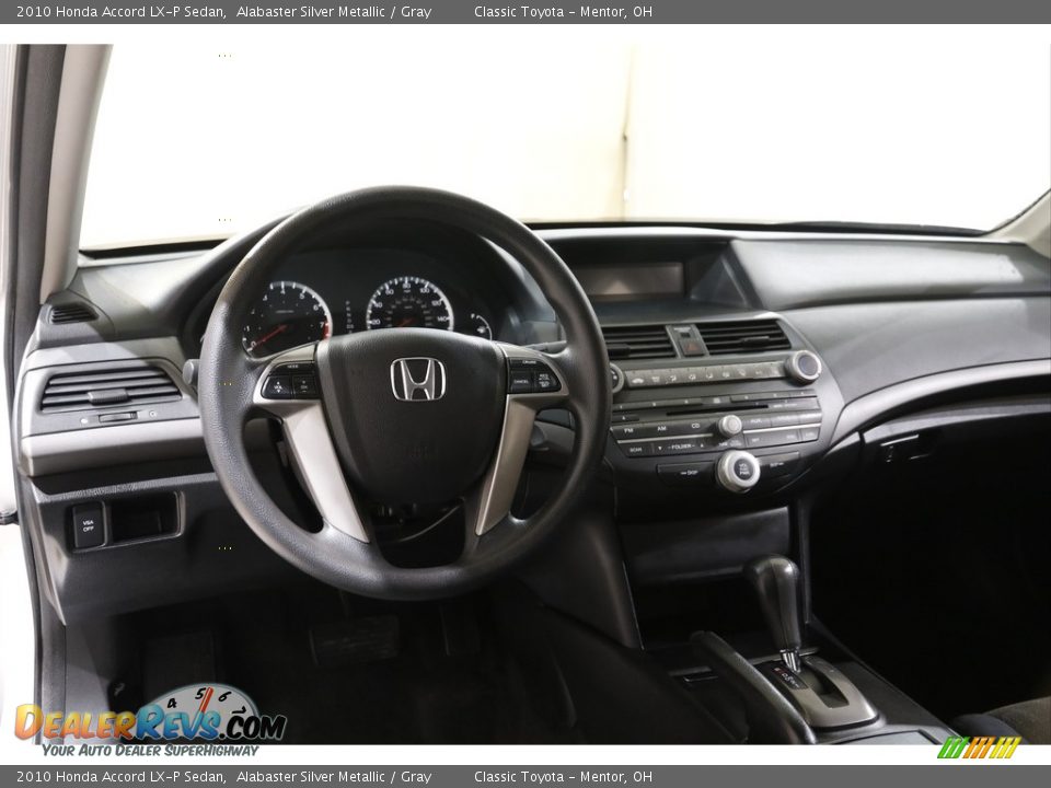 2010 Honda Accord LX-P Sedan Alabaster Silver Metallic / Gray Photo #6