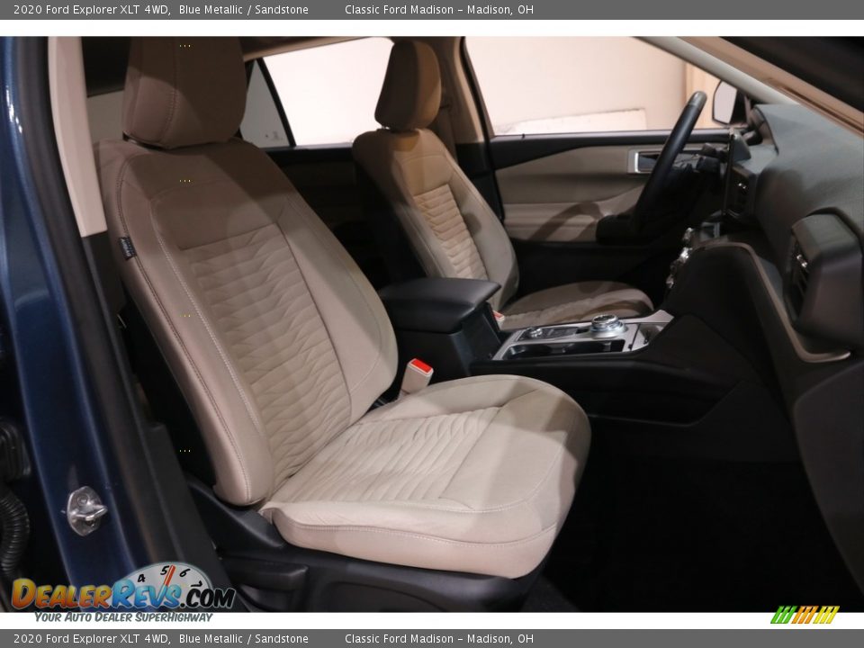 2020 Ford Explorer XLT 4WD Blue Metallic / Sandstone Photo #15