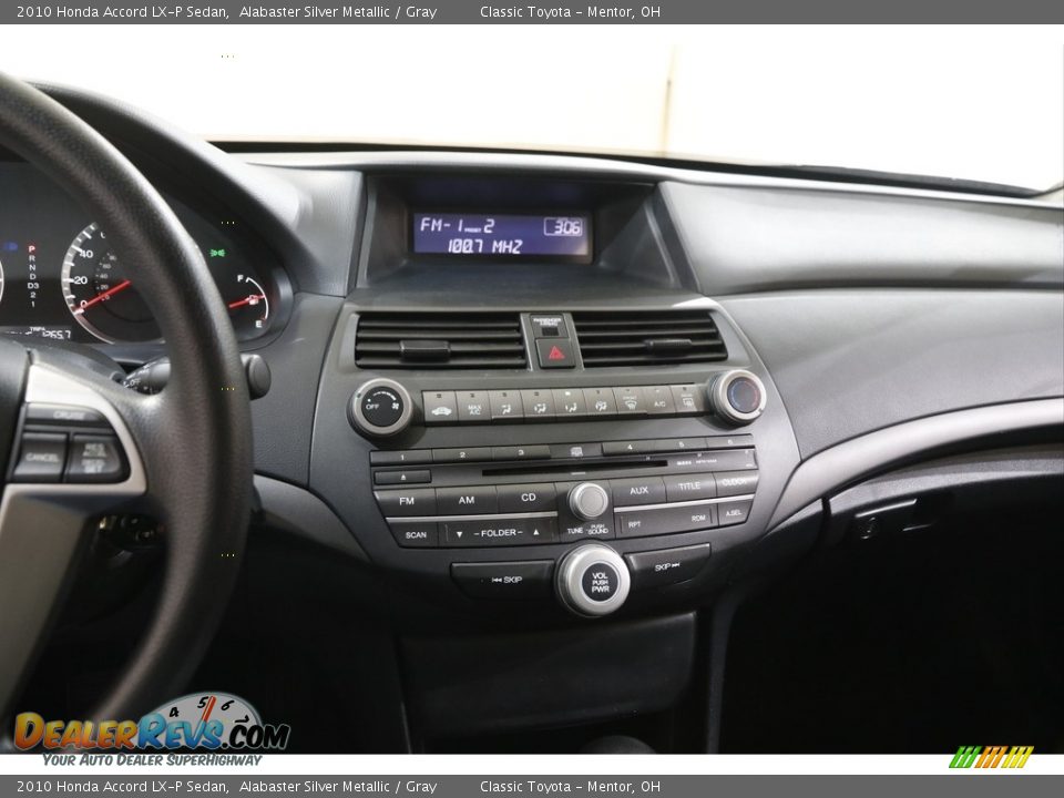 2010 Honda Accord LX-P Sedan Alabaster Silver Metallic / Gray Photo #9