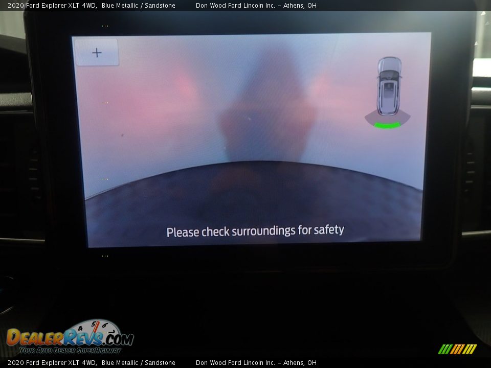 2020 Ford Explorer XLT 4WD Blue Metallic / Sandstone Photo #2