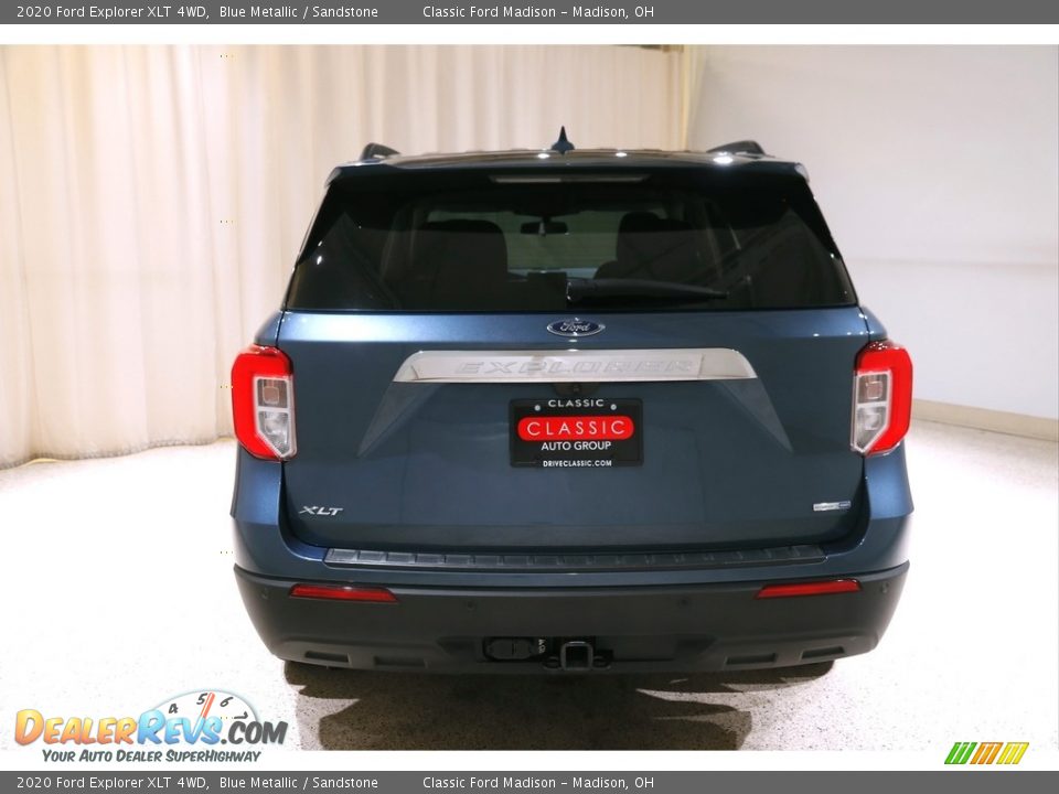 2020 Ford Explorer XLT 4WD Blue Metallic / Sandstone Photo #19