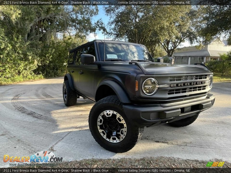 2021 Ford Bronco Black Diamond 4x4 4-Door Shadow Black / Black Onyx Photo #9