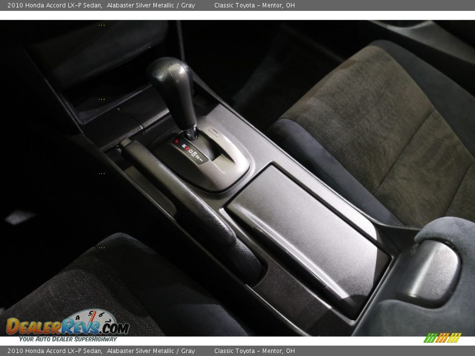 2010 Honda Accord LX-P Sedan Alabaster Silver Metallic / Gray Photo #11