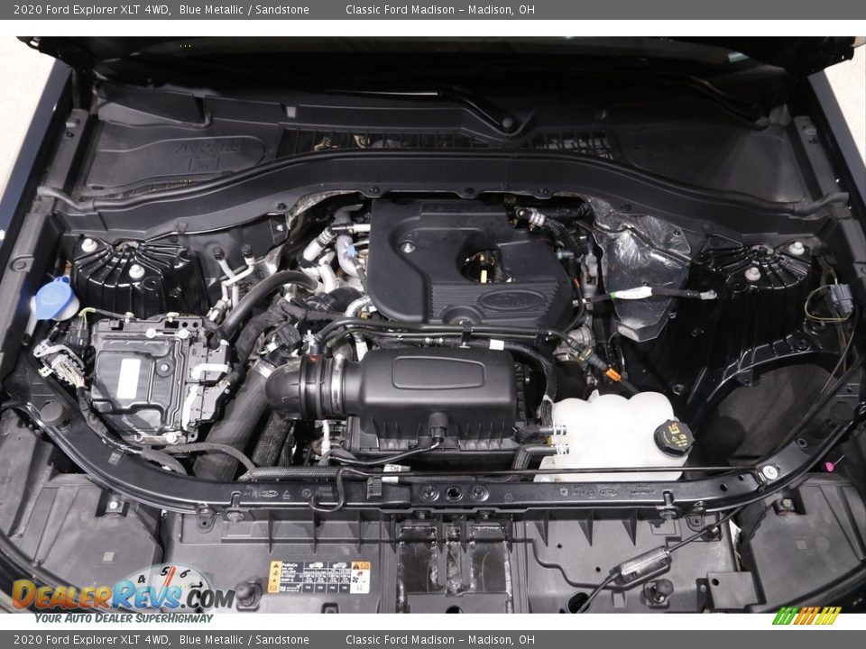 2020 Ford Explorer XLT 4WD Blue Metallic / Sandstone Photo #20