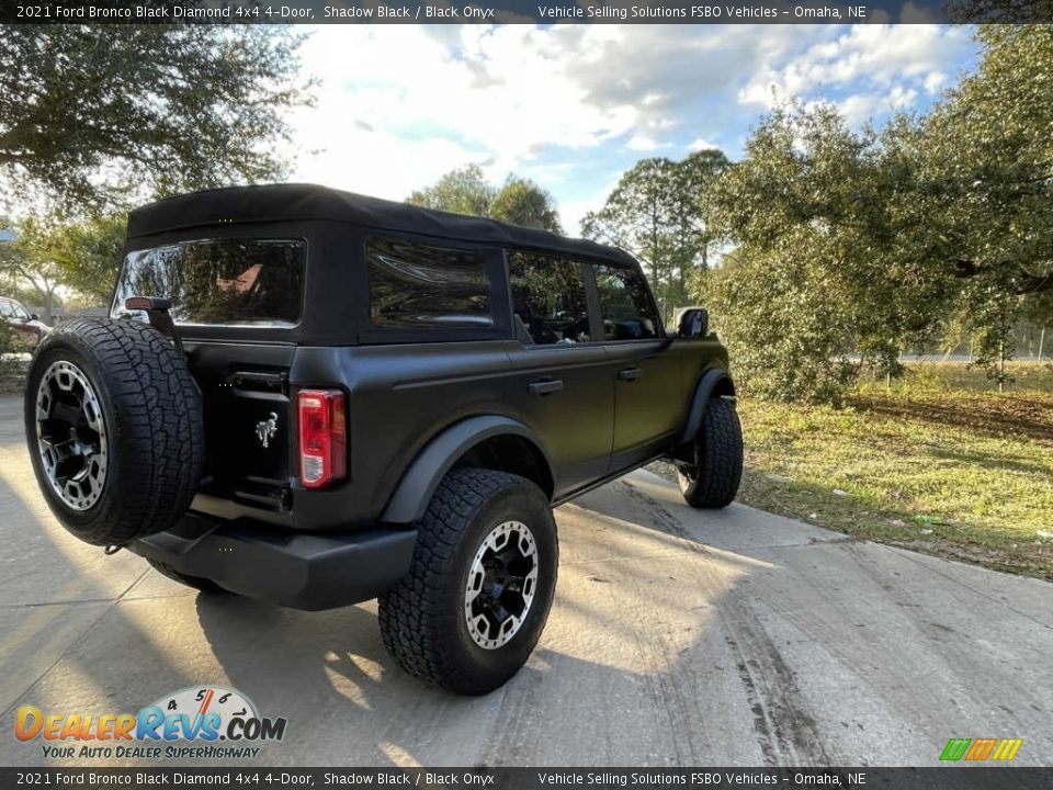 2021 Ford Bronco Black Diamond 4x4 4-Door Shadow Black / Black Onyx Photo #10