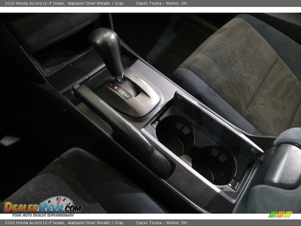 2010 Honda Accord LX-P Sedan Alabaster Silver Metallic / Gray Photo #12