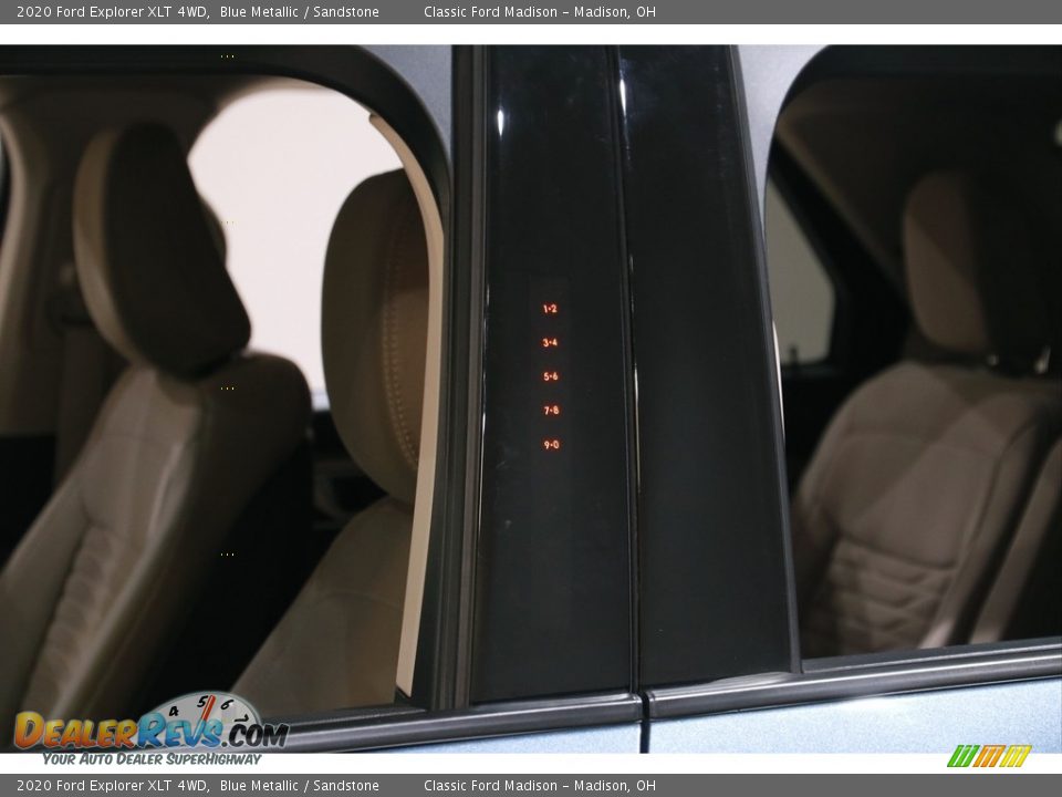 2020 Ford Explorer XLT 4WD Blue Metallic / Sandstone Photo #21