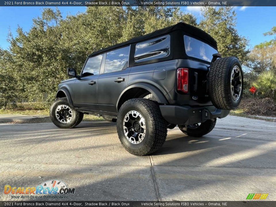 2021 Ford Bronco Black Diamond 4x4 4-Door Shadow Black / Black Onyx Photo #13